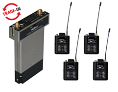 WISYCOM MCR54 receiver bundle with 4x MTP61 transmitters