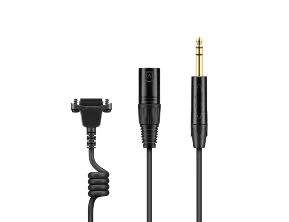 Sennheiser CABLE-II-X3K1-GOLD 2m Straight Audio Cable, XLR 3-Pin & 1/4  Plug 508546