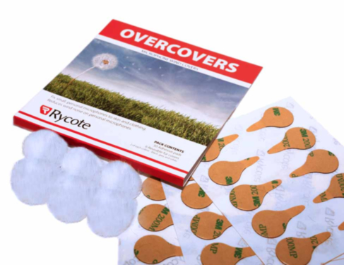 RYCOTE overcovers, white, 30 stickies with 6 fur covers