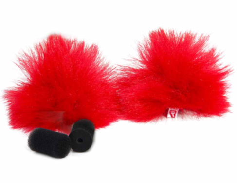 RYCOTE lavalier windjammer, red, pair