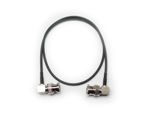 coaxial antenna cable, BNC 90° / BNC 90°, 50cm