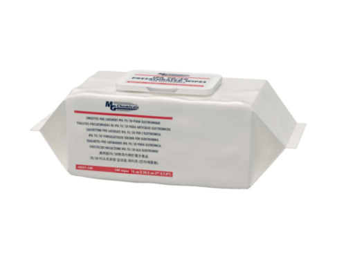 M.G. CHEMICALS 8241-140 low-lint 70/30 IPA wipes