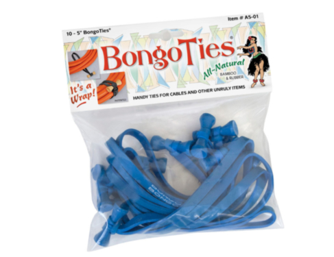 BONGOTIES tie wrap, blue