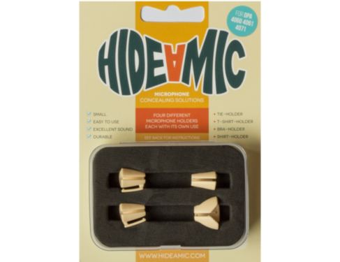 HIDE-A-MIC set of 4 holders DPA 4060, beige