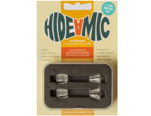 HIDE-A-MIC set of 4 holders DPA 4060, transparent
