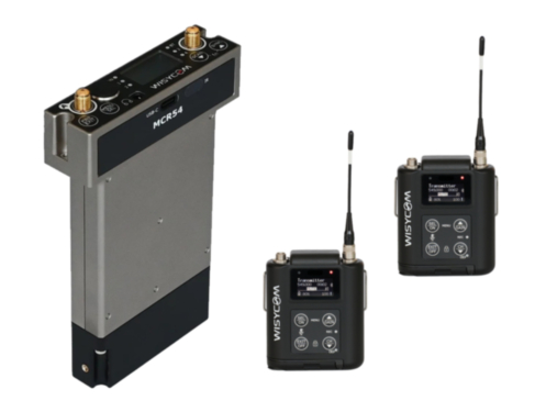 Wisycom MCR54-DUAL receiver bundle with 2x MTP60 transmitters
