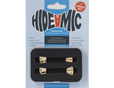 HIDE-A-MIC set of 4 holders Sennheiser MKE2, beige