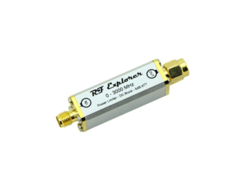 RF EXPLORER power limiter, DC block and attenuator