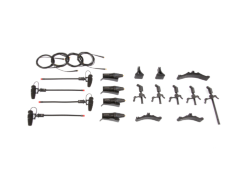 DPA 4099 Classic touring kit, 4x 4099, accessories