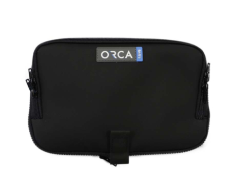 ORCA OSP-1030-20 flat front pouch, black