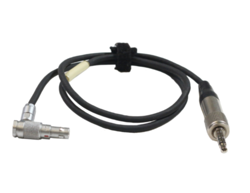 AlexaMini audio input cable, 3.5mm plug / Lemo00 5p 90°, 50cm