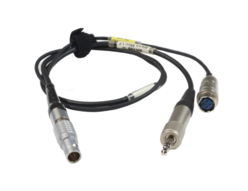 AlexaMini LF audio input cable, 3.5mm plug / Lemo0B 6p, 50cm