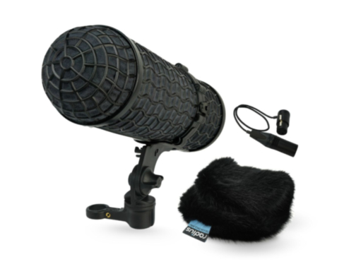 RADIUS WINDSHIELDS Mini-ALTO 250 kit, black fur, incl. cable and pistol grip