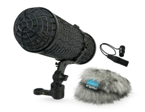 RADIUS WINDSHIELDS Mini-ALTO 250 kit, grey fur, incl. pistol grip and cable