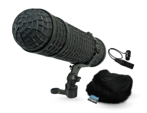 RADIUS WINDSHIELDS Mini-ALTO 300 kit, black fur, incl. cable and pistol grip