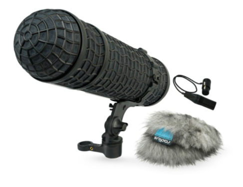 RADIUS WINDSHIELDS Mini-ALTO 280 kit, grey fur, incl. pistol grip and cable