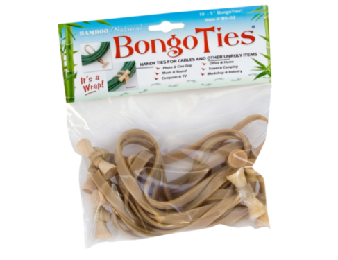 BONGOTIES tie wrap, natural