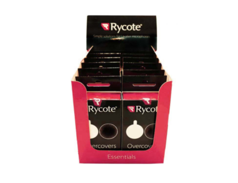 RYCOTE overcovers Advanced, black, box of 10 packs with 25 stickies and 5 fur covers