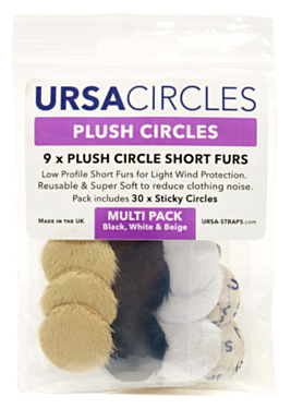 URSA STRAPS plush circles, multi-pack