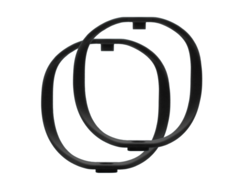 RADIUS WINDSHIELDS RAD-1 hoops, standard firmness, 72-shore, black