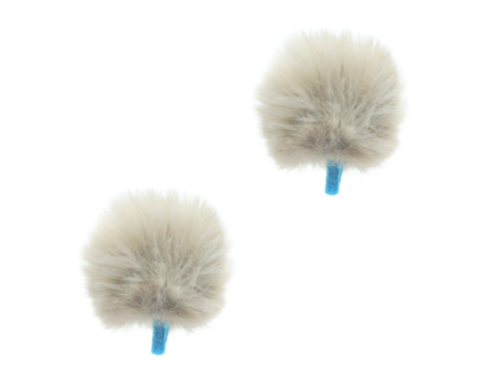 RADIUS WINDSHIELDS Urchin, mini lavalier windshield, white (pair)