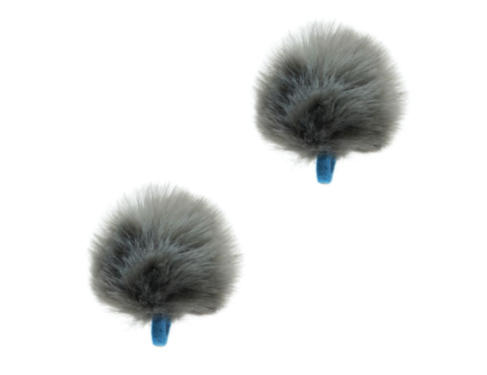 RADIUS WINDSHIELDS Urchin, mini lavalier windshield, grey (pair)