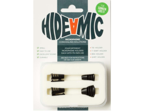 HIDE-A-MIC set of 4 holders COS11, black