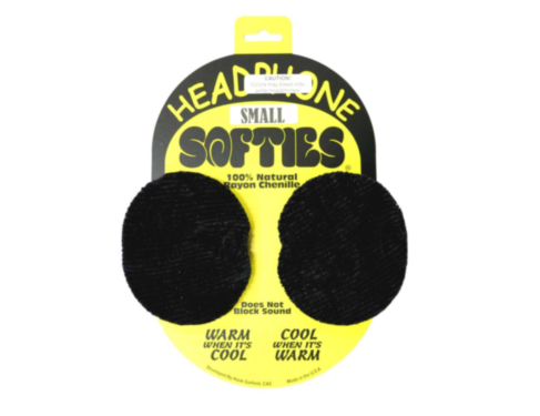 GARFIELD headphone softies, black, small