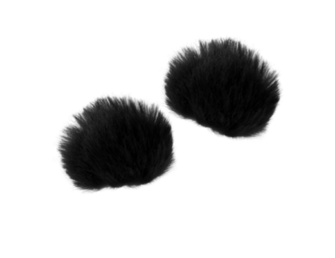 RADIUS WINDSHIELDS Urchin, lavalier windshield, black (pair)