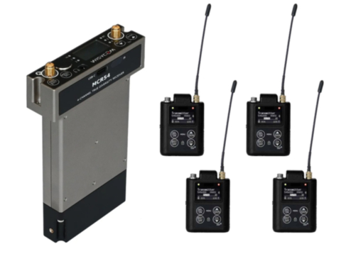 WISYCOM MCR54 receiver bundle with 4x MTP61 transmitters